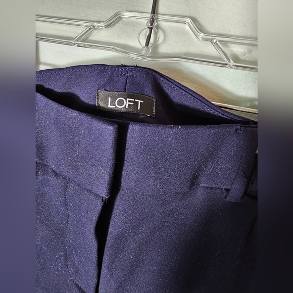 LOFT Marisa Skinny Navy Pants Women's Size 2 - Picture 4 of 10